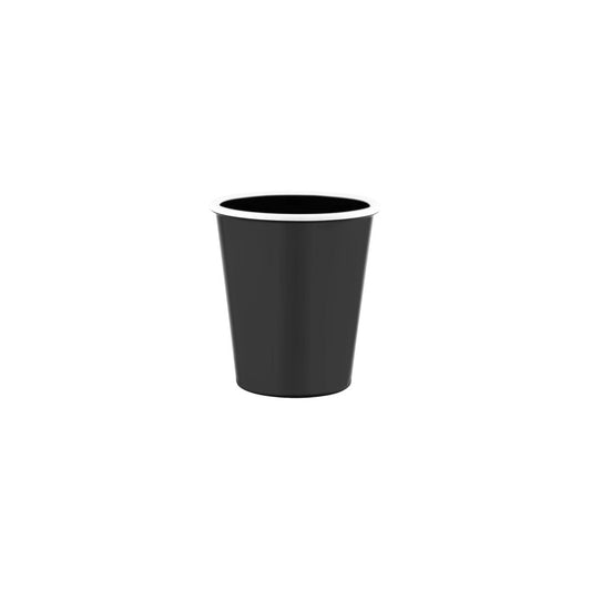 JAB VINTAGE BLACK/WHITE RIM ENAMEL LOOK TUMBLER 80x90mm