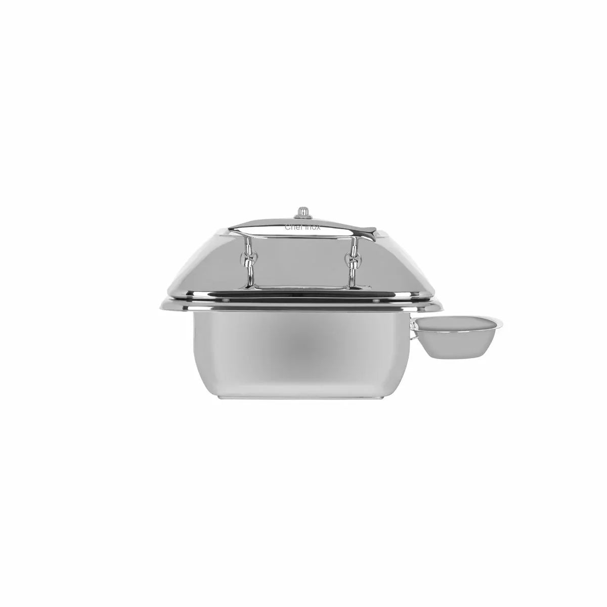 CHEF INOX DELUXE RECT CHAFER w/GLASS LID S/S 1/2 SIZE