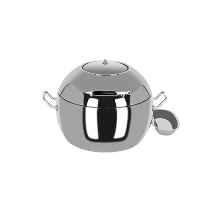Chef Inox Deluxe Soup Station 11lt With Glass Lid && Side Dish — official