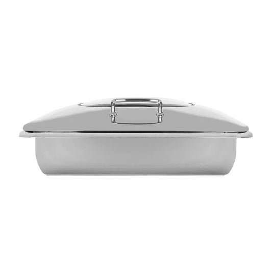 CHEF INOX ULTRA RECT CHAFER w/GLASS LID S/S 1/1 SIZE