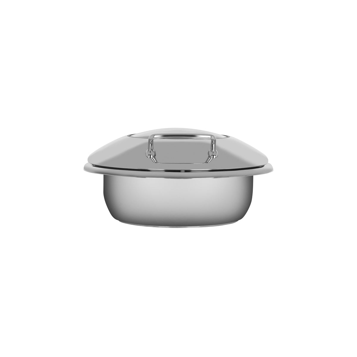 Chef Inox Ultra Chafer Small Round With Glass Lid — official