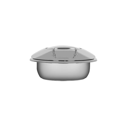 Chef Inox Ultra Chafer Small Round With Glass Lid — official