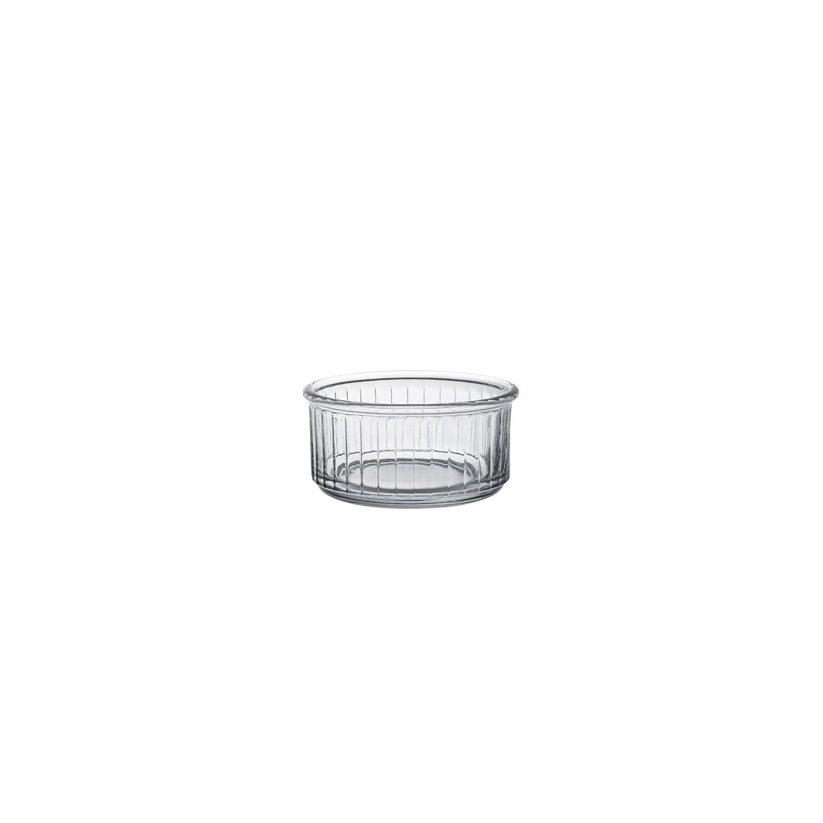 DURALEX OVENCHEF ROUND RAMEKIN RIBBED 100mm GLASS (6009AC04)