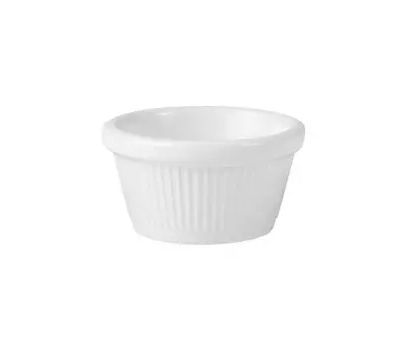 Melamine Ramekin Fluted White 60ml (pack of 72)