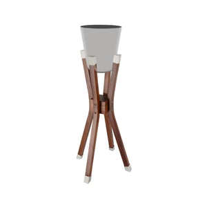 CHEF INOX WINE BUCKET 1 BOTTLE AND STAND SET 18/10 370x820mm