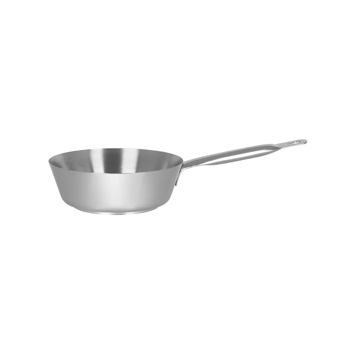 PADERNO'S 1000 CONICAL SAUTE PAN S/S 240x75mm 2.7lt