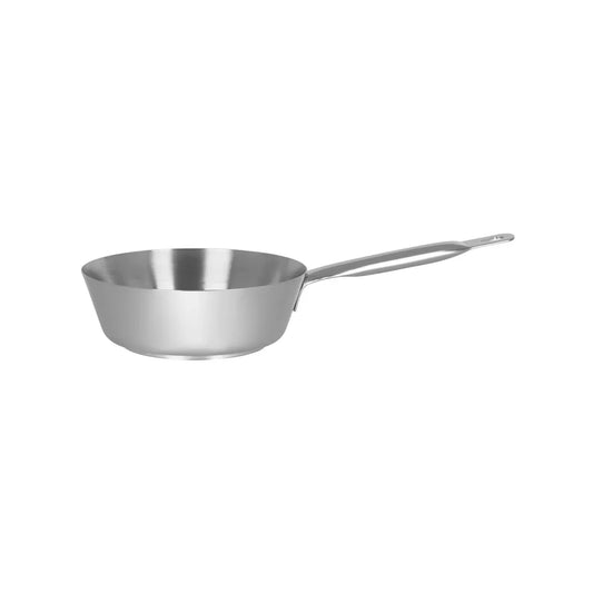 PADERNO'S 1000 CONICAL SAUTE PAN S/S 240x75mm 2.7lt