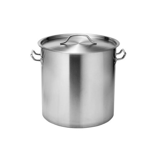 FORCE STOCK POT w/LID 360x360mm SS TRI-PLY 36lt