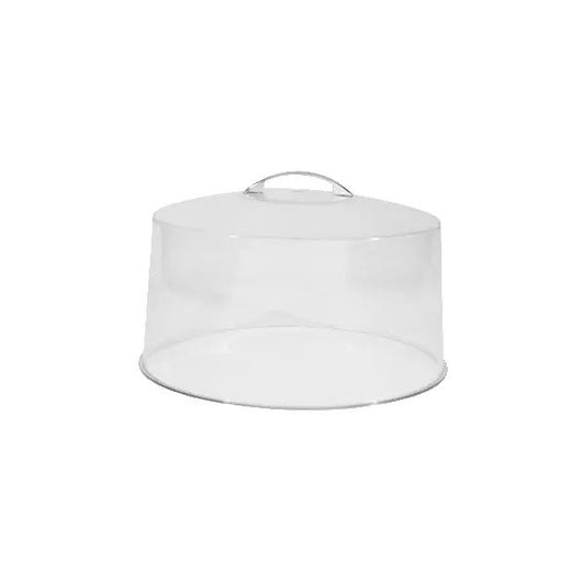 Acrylic Cake Cover With Chrome Handle 300mm