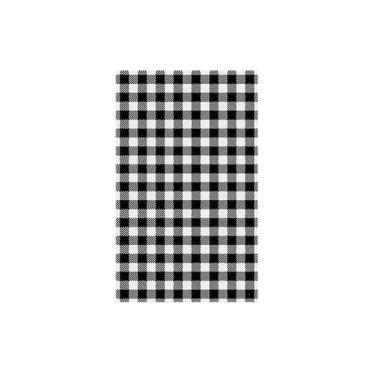 Greaseproof Paper Black Check (200 sheets)