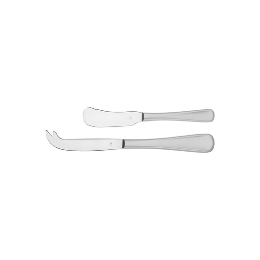 TABLEKRAFT ELITE CHEESE+PATE KNIVE SET 2pc S/S 210/172mm
