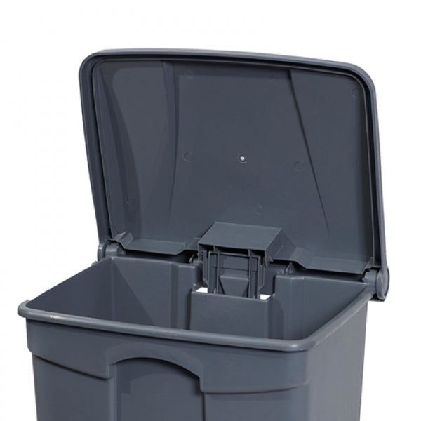 Compass Pedal Bin 68 litre Grey