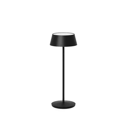 Saturn Matt Black LED Cordless Lamp (300mm)