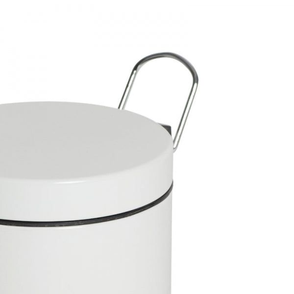 White Pedal Bin 3L White