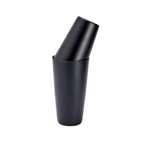 CHEF INOX BOSTON TIN S/S POWDER COATED 900ml BLACK Pack of 12