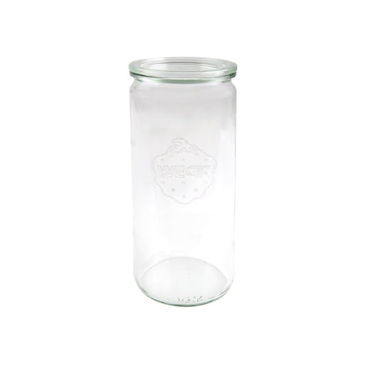 WECK CYLINDER GLASS JAR W/LID 1040ml 80x210mm (908)
