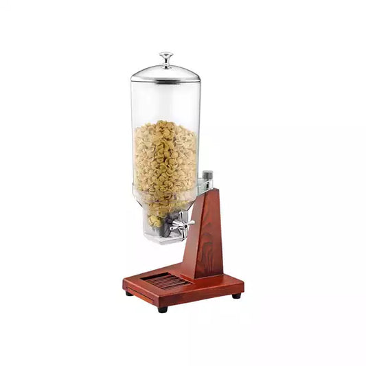 Sunnex Cereal Dispenser-Single | Wood Base | 7.0Lt