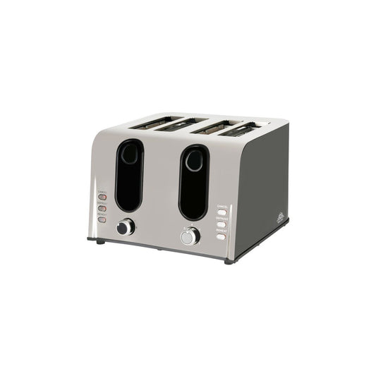 NOBLE & PRICE ELECTRIC TOASTER LUXURY 4 SLICE S/S 1600w