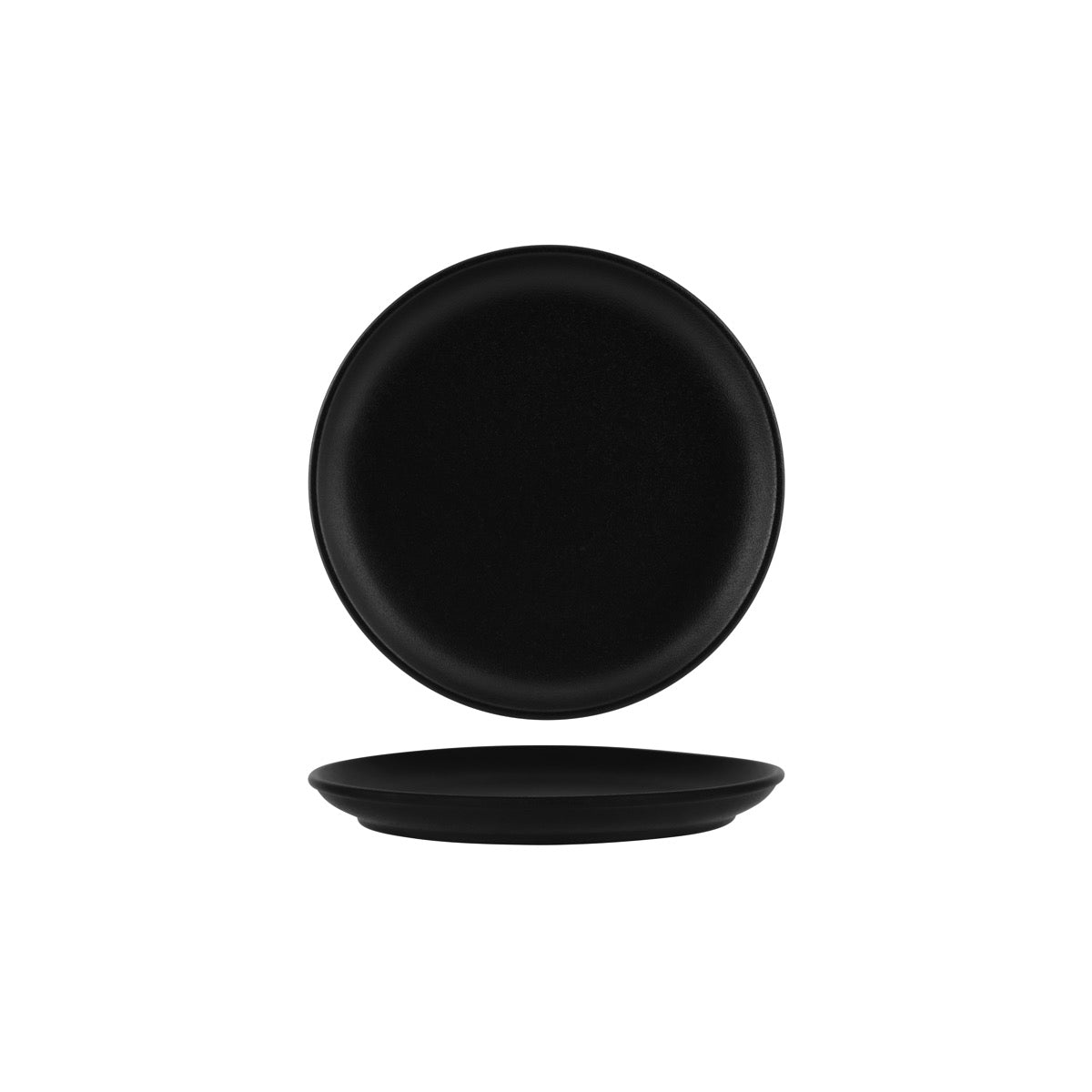 TABLEKRAFT TK BLACK ROUND COUPE PLATE 240x10mm BLACK