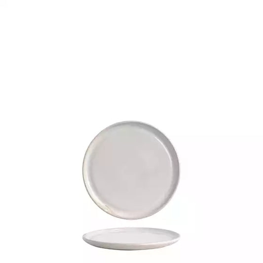 Gembrook White Round Flat Coupe Plate 200mm Pack of 6