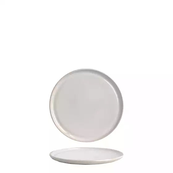 Gembrook White Round Flat Coupe Plate 230mm Pack of 6