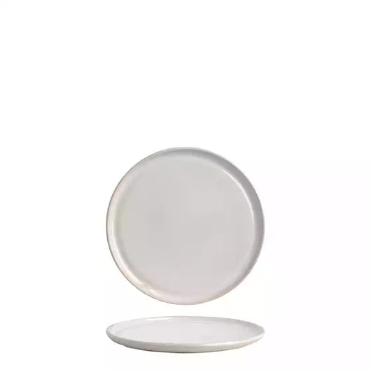 Gembrook White Round Flat Coupe Plate 230mm Pack of 6