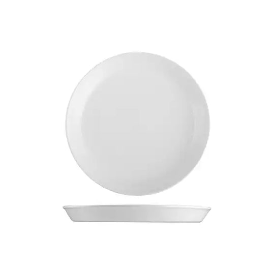 Finn White Round Tapered Plate - 230mm