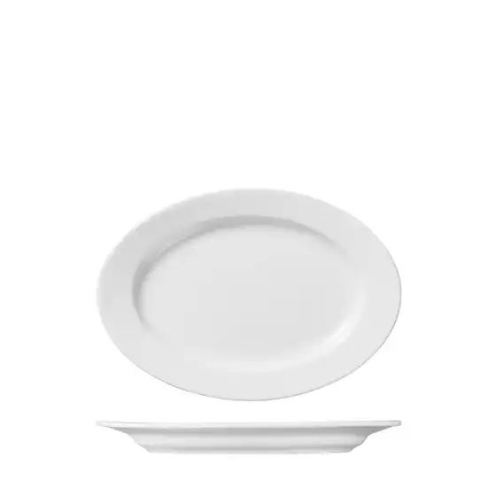 Ariane Prime Oval Plate Wide Rim 260x180mm (pack of 12)