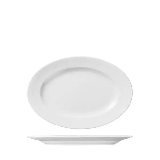 Ariane Prime Oval Plate Wide Rim 280x193mm (pack of 12)