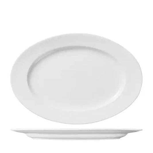 Ariane Prime Oval Plate Wide Rim 350x250mm Pack of 6