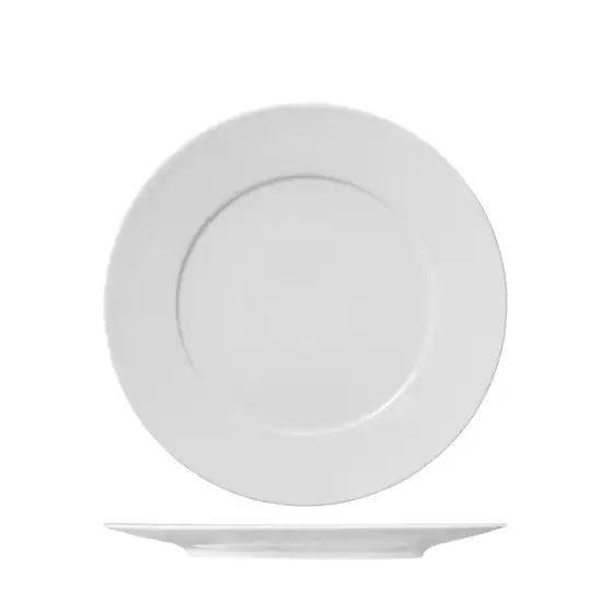 Ariane Serenity Round Plate Flat Wide Rim 280mm (pack of 6)