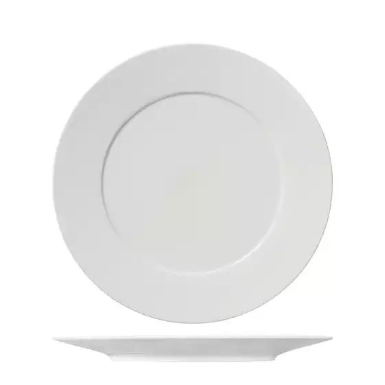 Ariane Serenity Round Plate Flat Wide Rim 310mm (pack of 6)