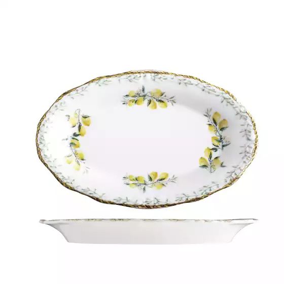 ID Fine Verona Oval Scalloped Plate 210mm (pack of 12)