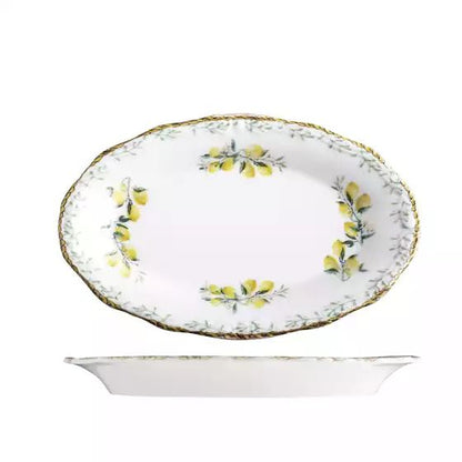 ID Fine Verona Oval Scalloped Plate 210mm Pack of 12