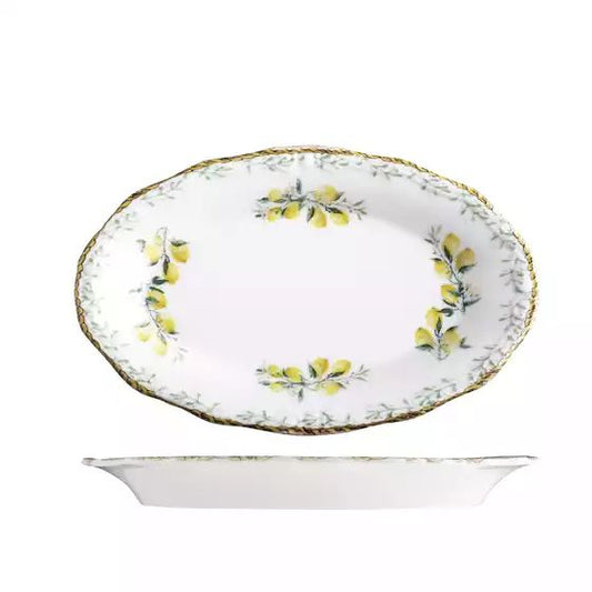 ID Fine Verona Oval Scalloped Plate 210mm (pack of 12)