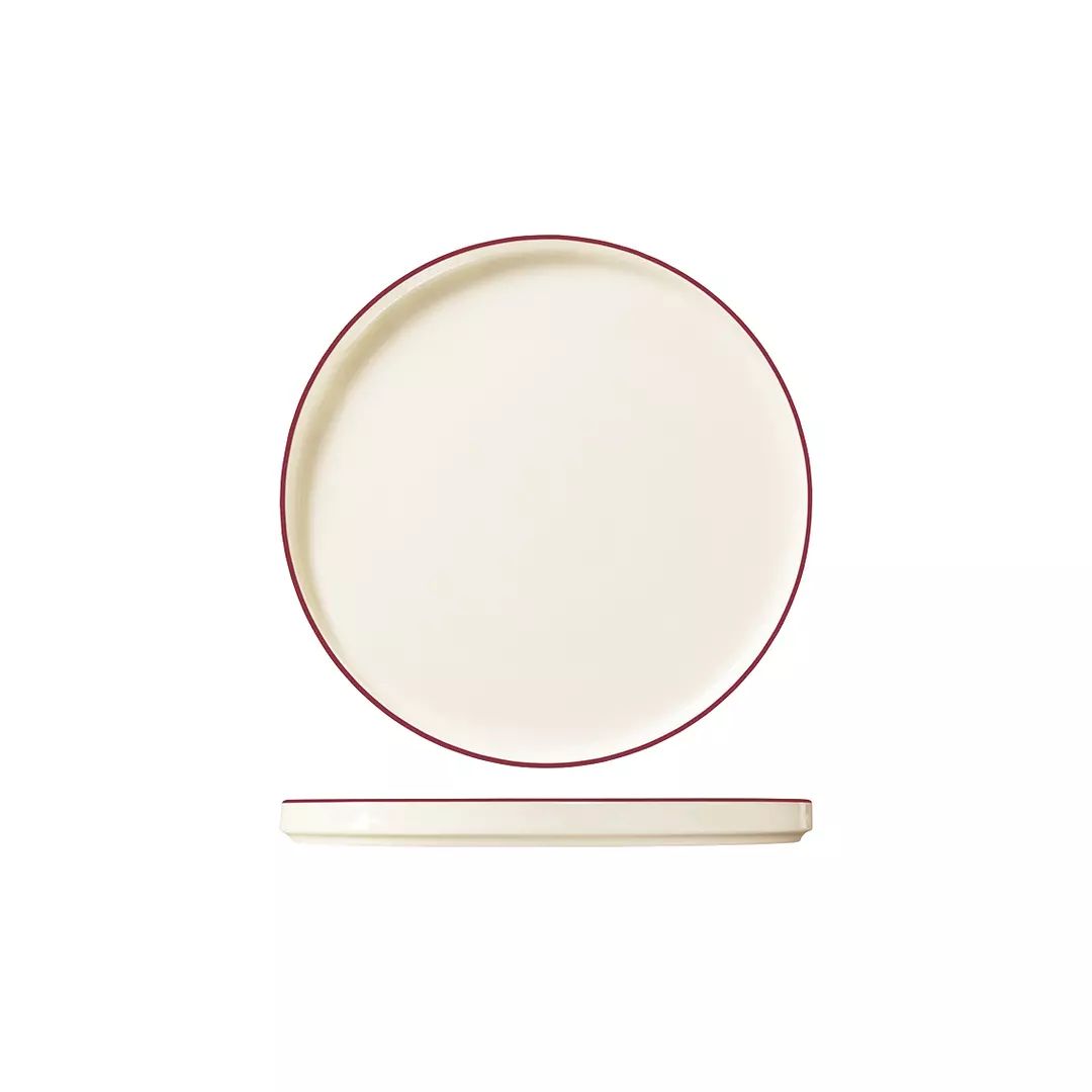 ID Fine Modest Round Walled Plate 165mm (pack of 12)