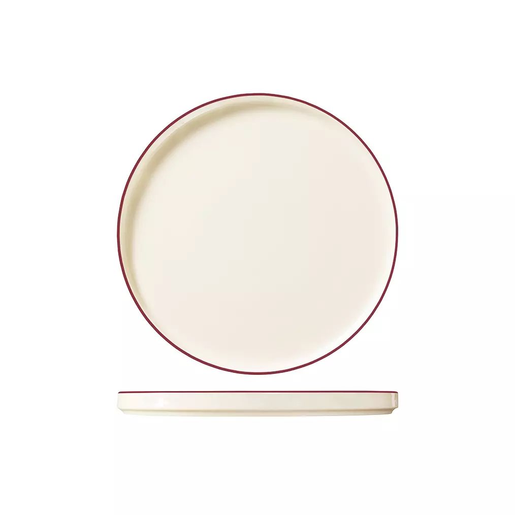 ID Fine Modest Round Walled Plate 210mm (pack of 6)