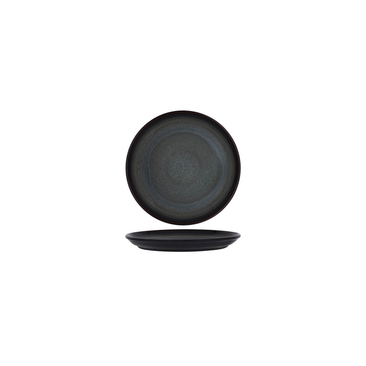 TABLEKRAFT ARTISTICA ROUND COUPE PLATE 160mm PEWTER