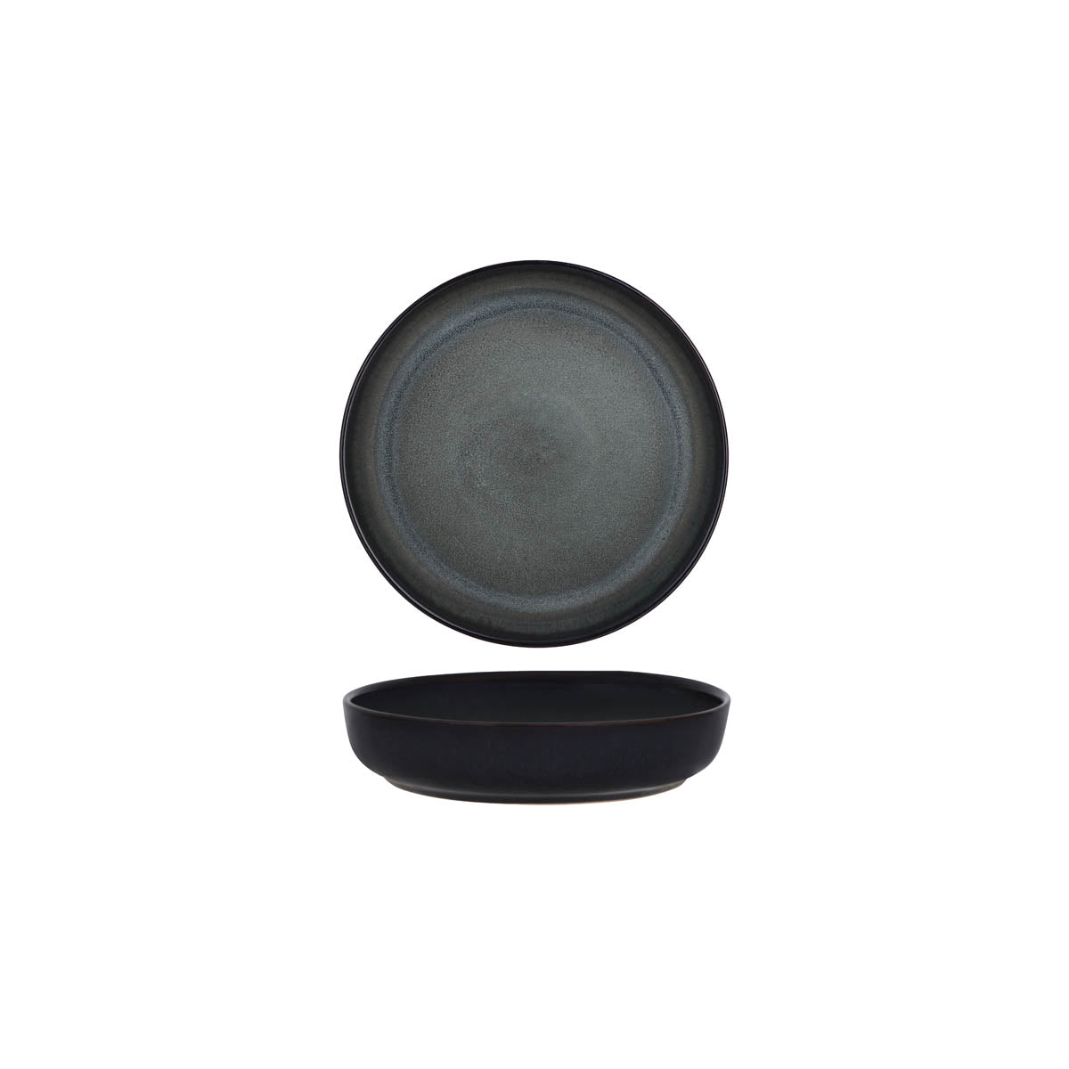 TABLEKRAFT ARTISTICA ROUND DEEP PLATE 180mm PEWTER
