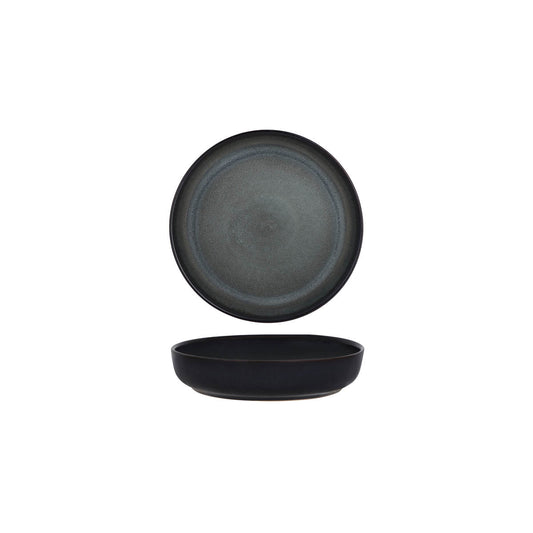 TABLEKRAFT ARTISTICA ROUND DEEP PLATE 180mm PEWTER