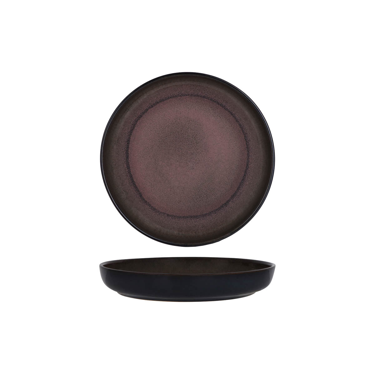 TABLEKRAFT ARTISTICA ROUND DEEP PLATE 240mm MULBERRY