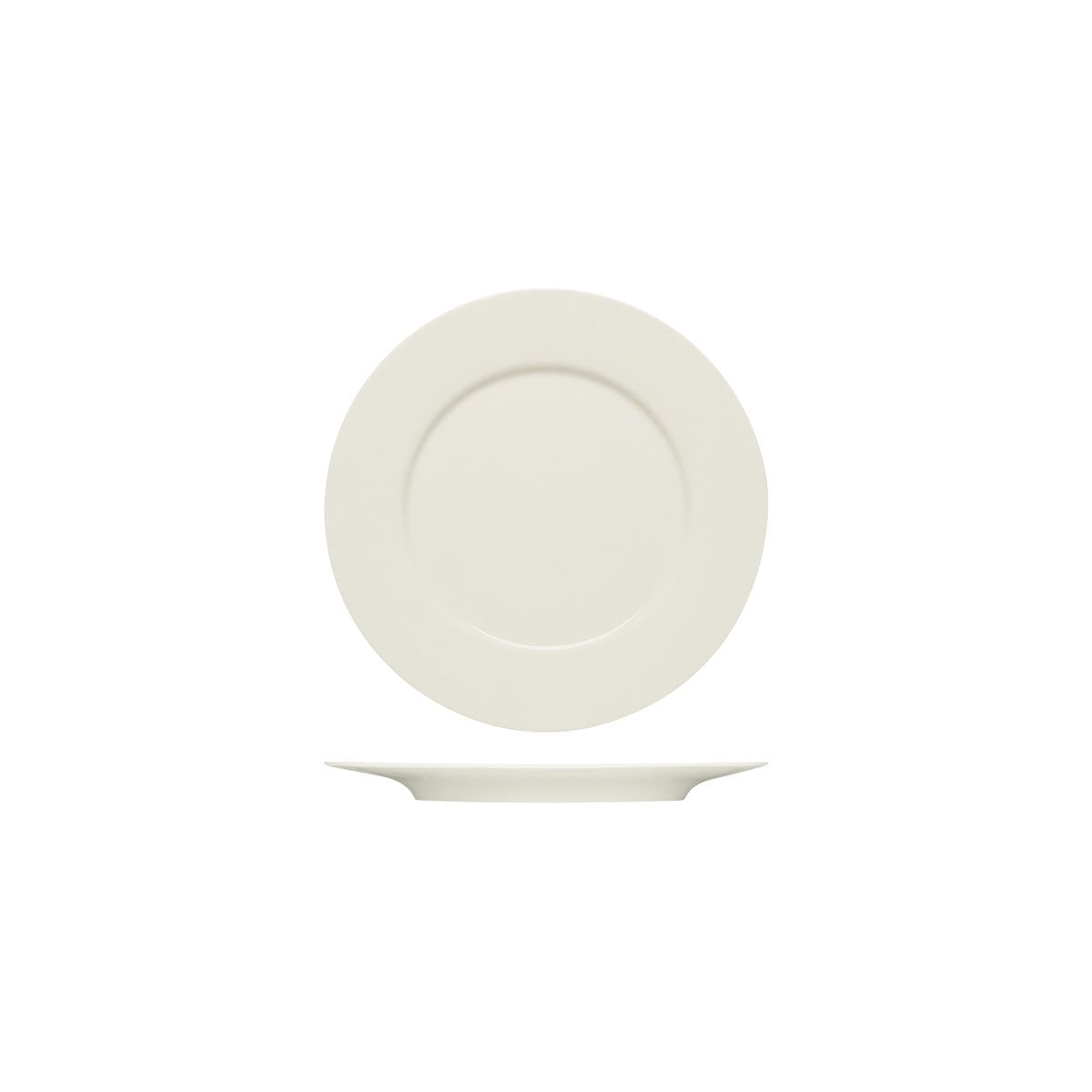BAUSCHER PURITY FLAT PLATE w/RIM 220mm