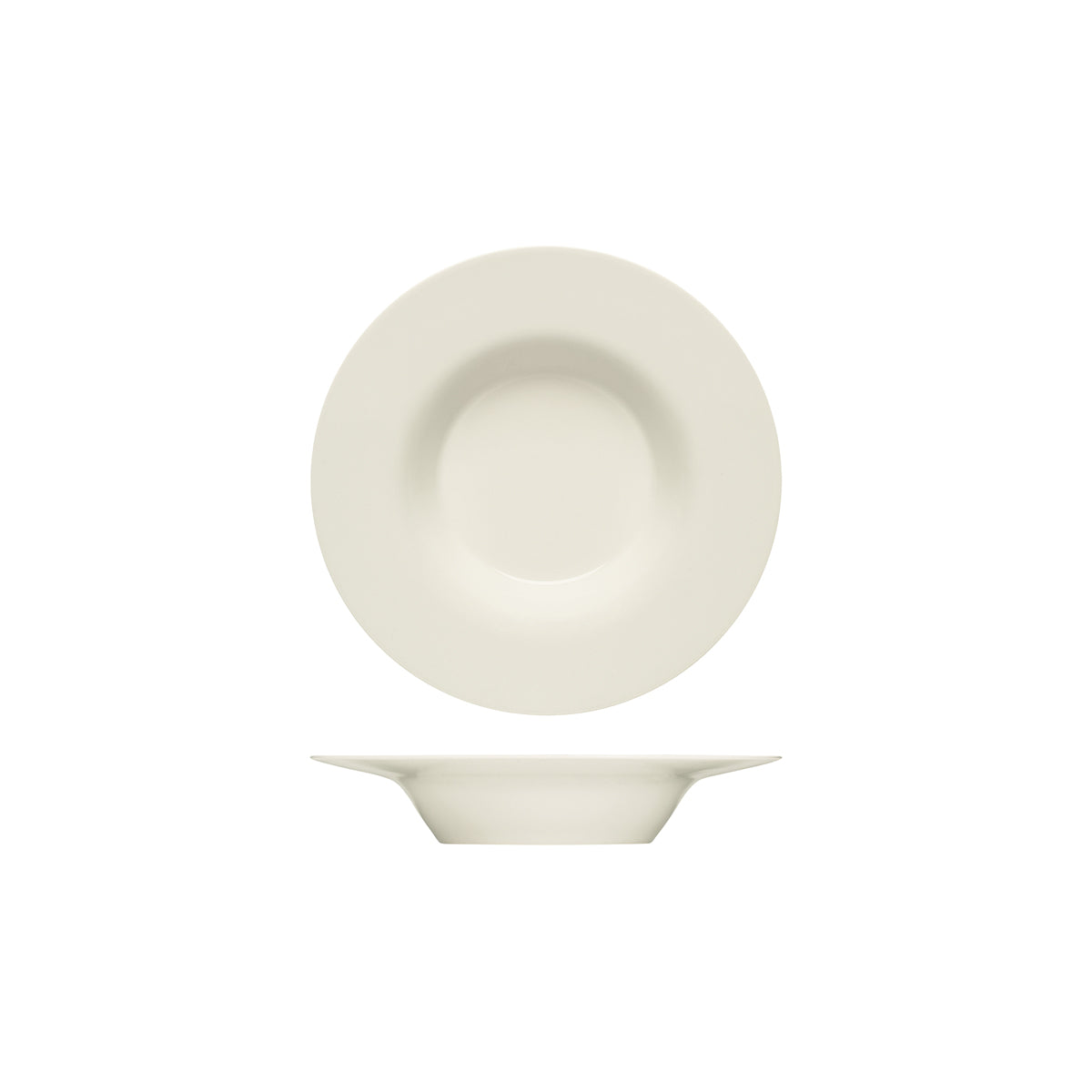 BAUSCHER PURITY DEEP PLATE w/RIM 240x45mm