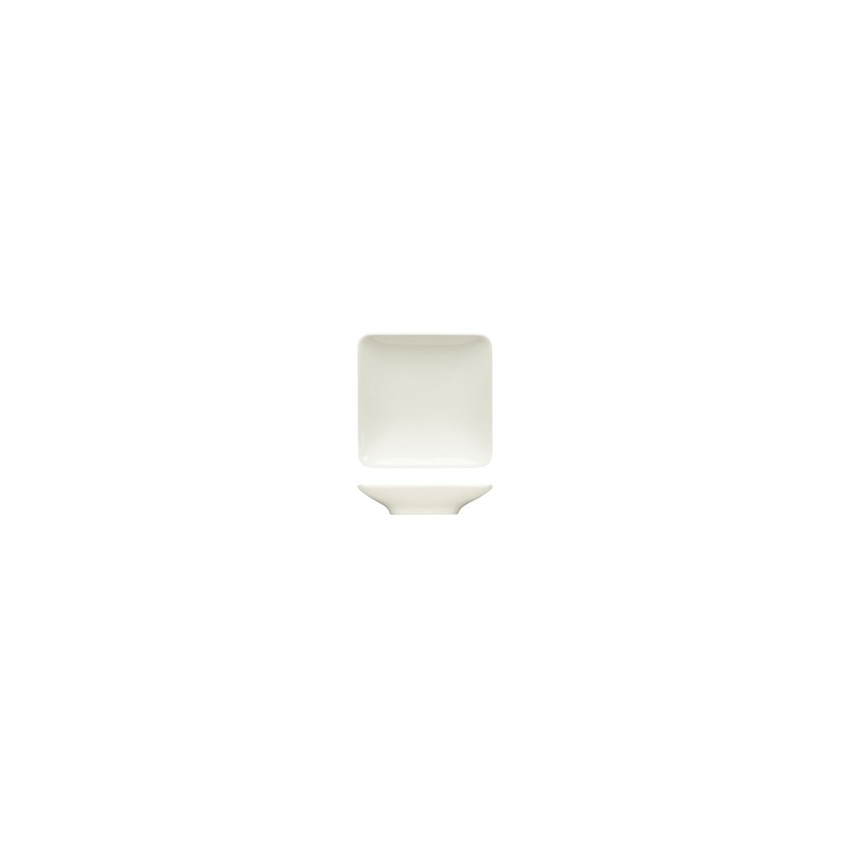 BAUSCHER PURITY SQUARE COUPE PLATE 90mm