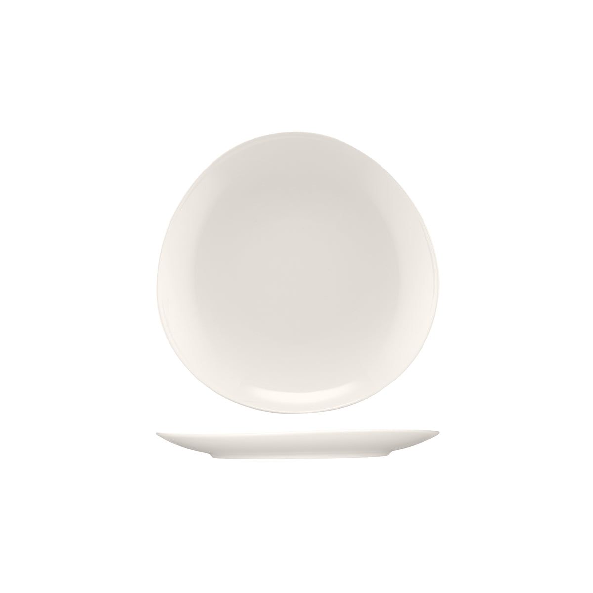 BAUSCHER PURITY ASYMMETRIC COUPE PLATE 270mm