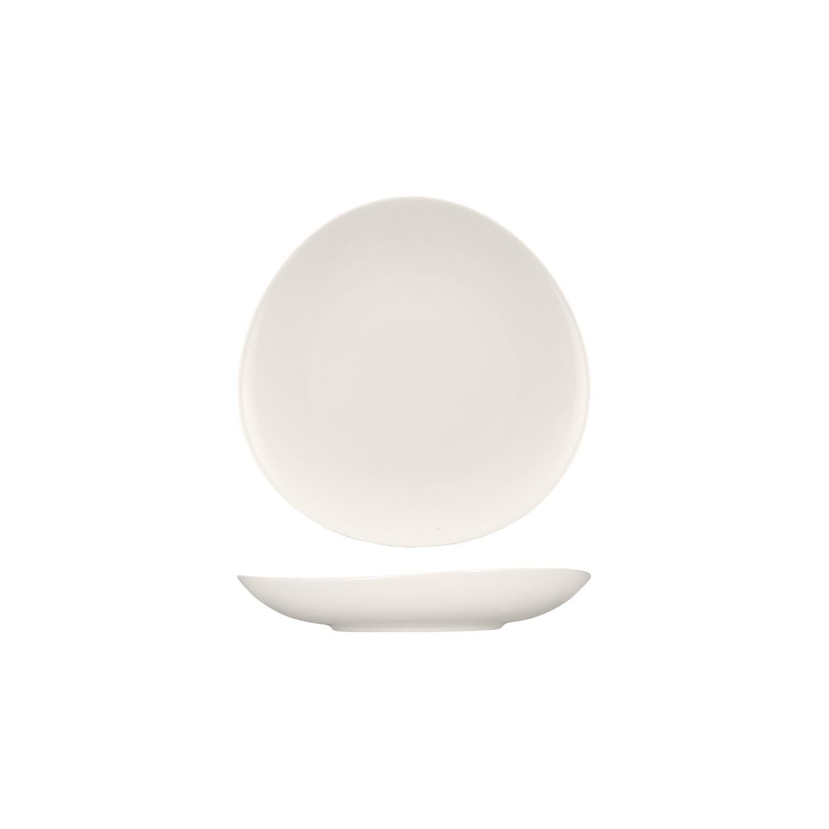 BAUSCHER PURITY ASYMMETRIC DEEP COUPE PLATE 240x39mm