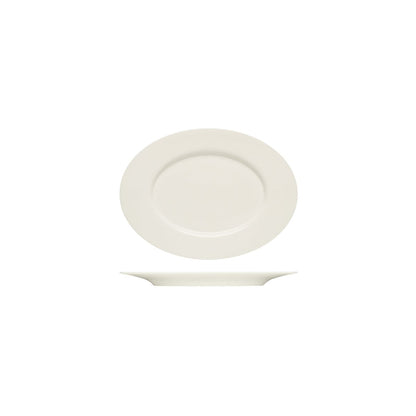 Bauscher Purity Oval Platter With Rim 240x175mm Pack of 6 — official