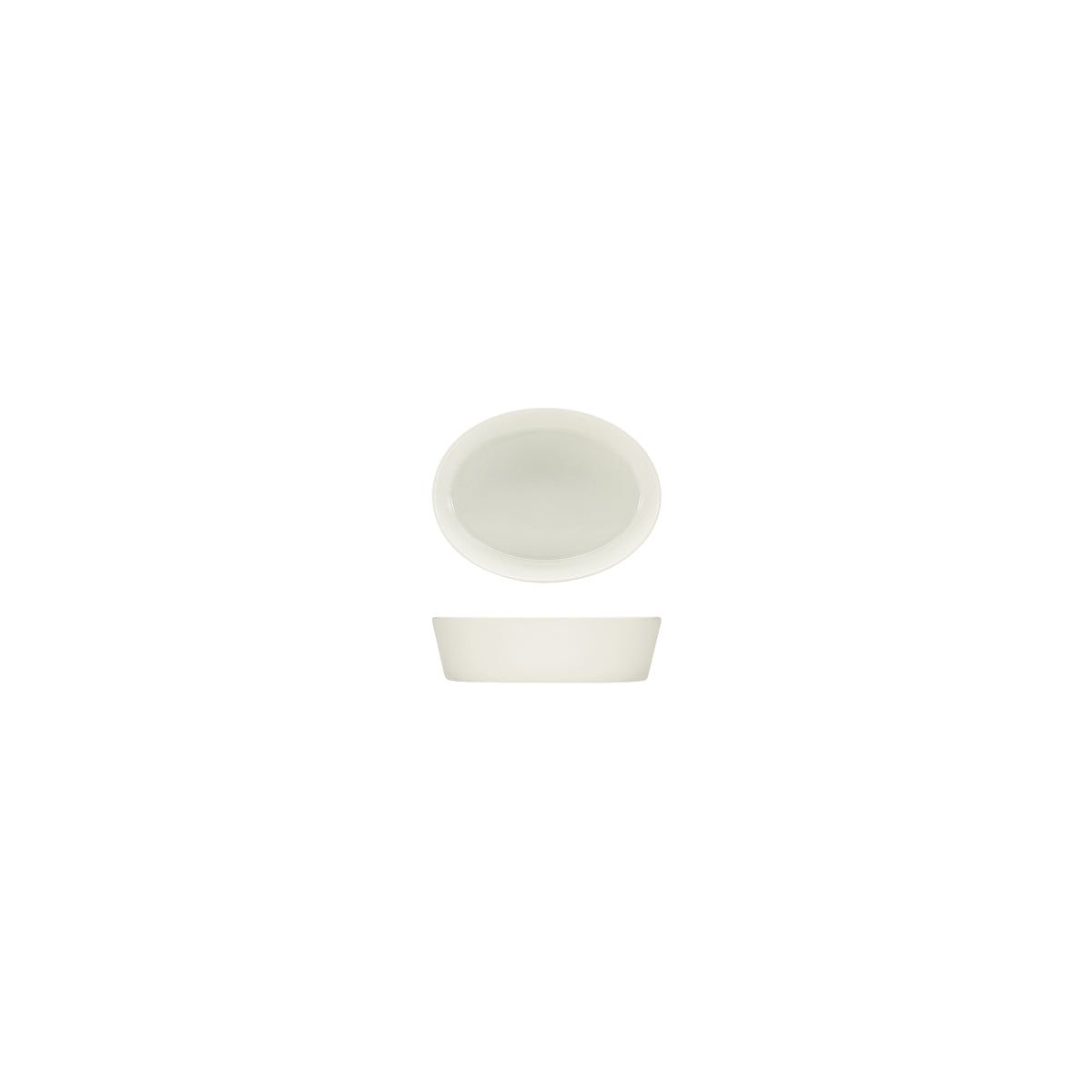BAUSCHER PURITY OVAL DISH 120x90mm 180ml