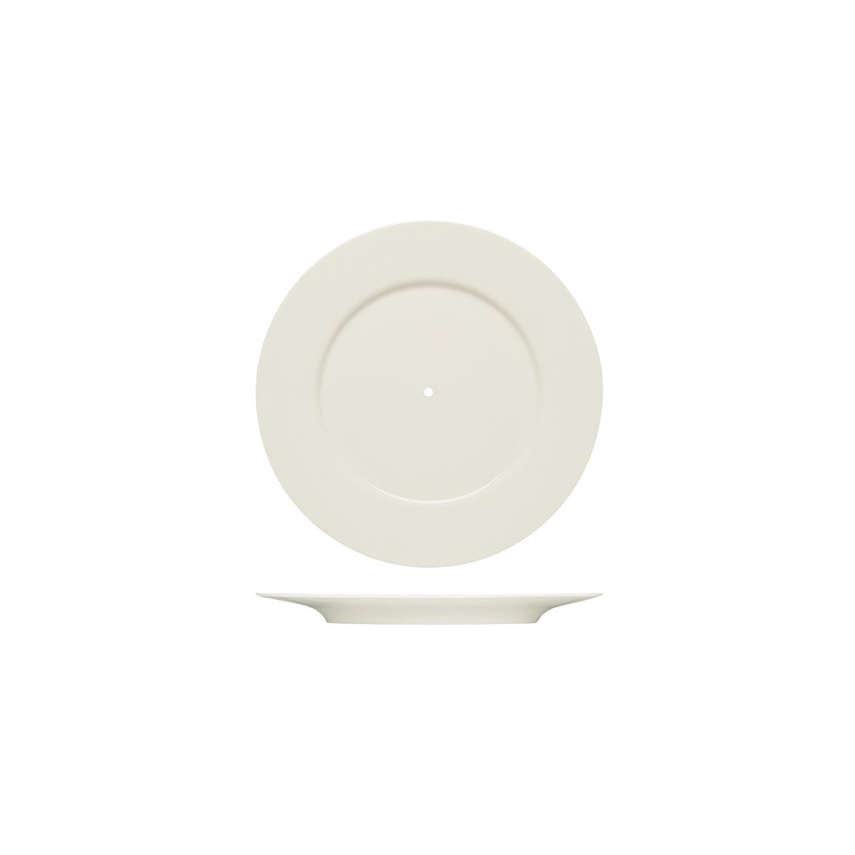 BAUSCHER PURITY RND PLATE w/RIM 220mm TO SUIT SERVING STAND
