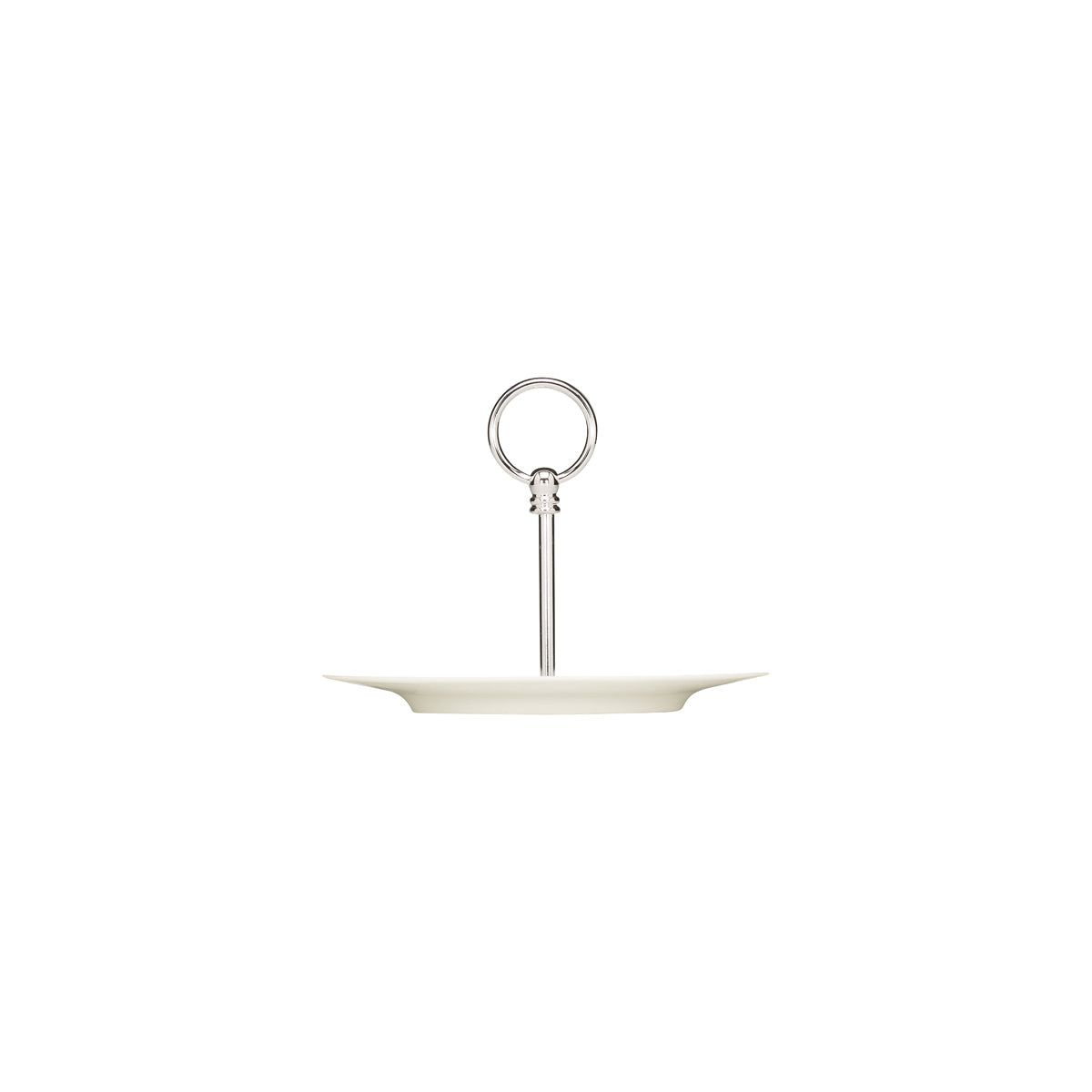 PURITY SERVING STAND 1 TIER FLAT PLATE w/RIM 225x170mm